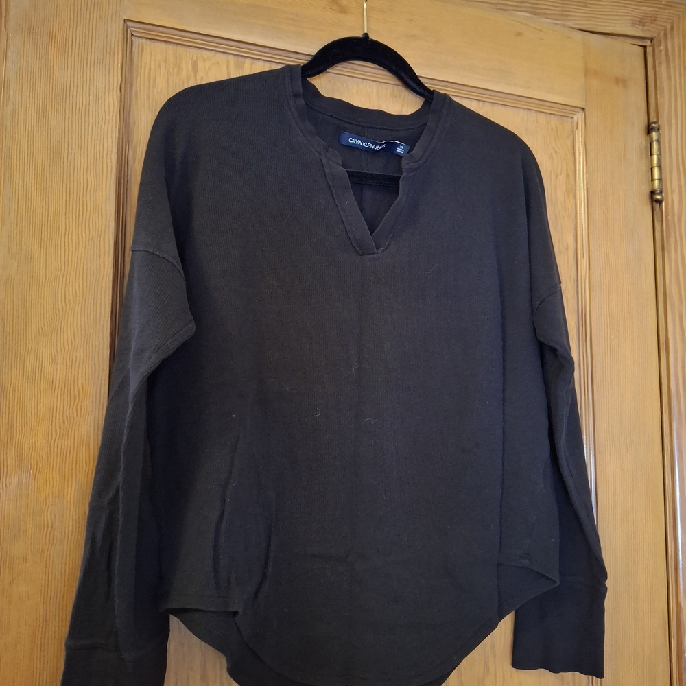 Calvin Klein Jeans Black Long Sleeve Top